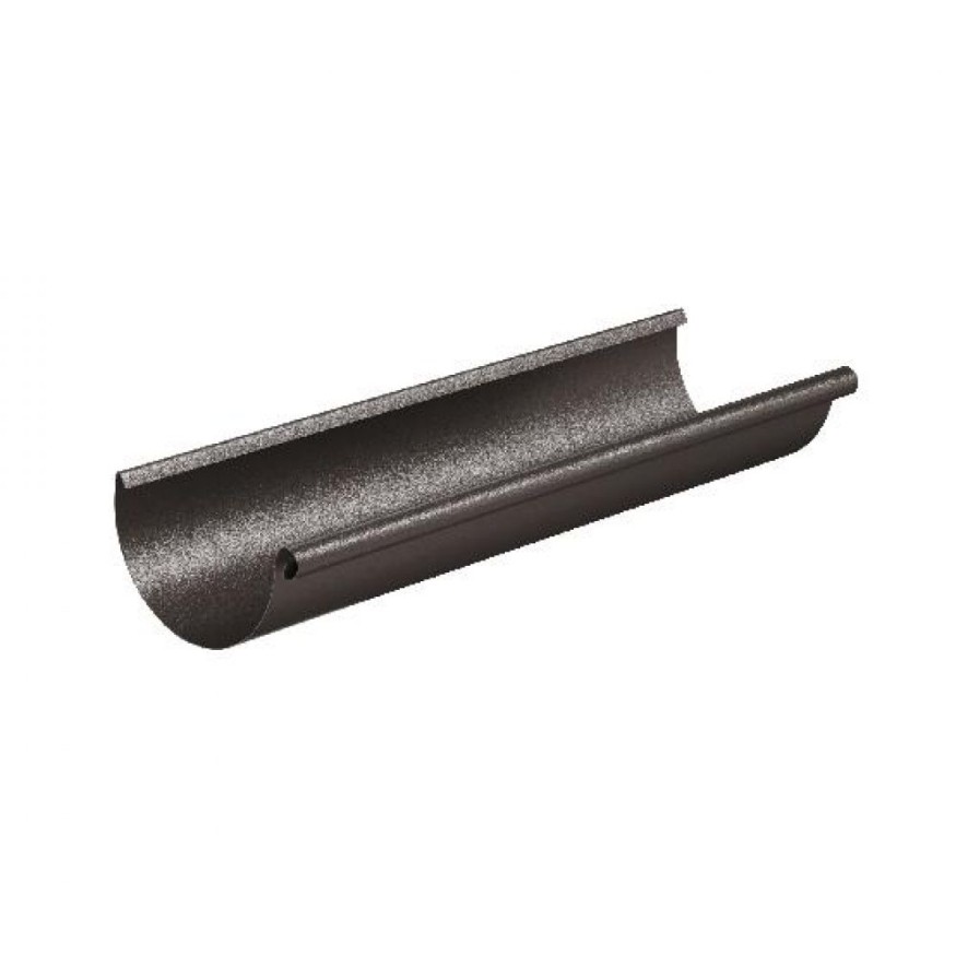 Водосточный желоб Aquasystem RR 32, тёмно-коричневый матовый, длина 3.00 м, размеры 125/90. купить в Цандрыпш