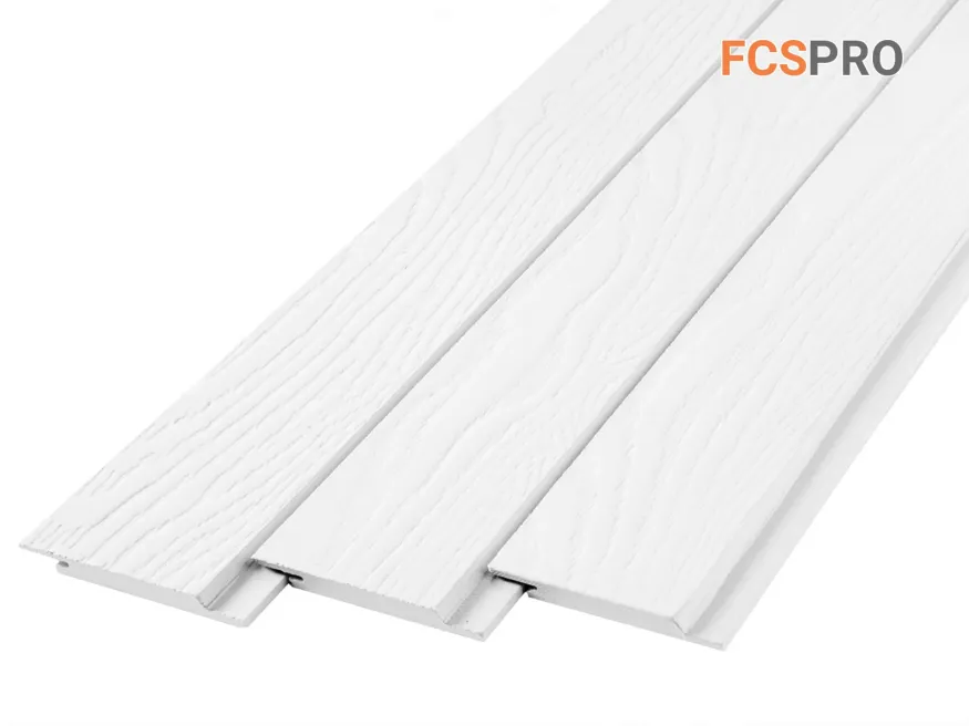 Фиброцементный сайдинг FCSPRO Click Shtil F01 (Белый минерал) купить в Цандрыпш