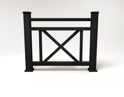 Ограждение из древесно-полимерного композита FG2 кварц купить в Цандрыпш