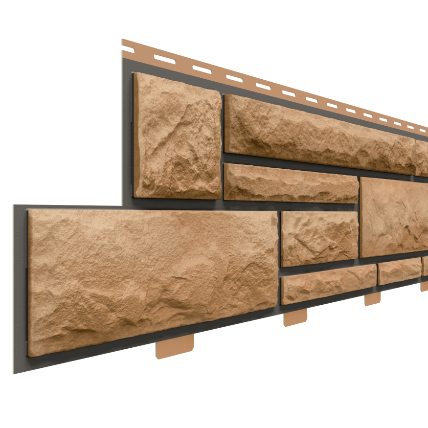 Фасадные панели Доломит, Доломит Премиум, Миндаль купить в Цандрыпш