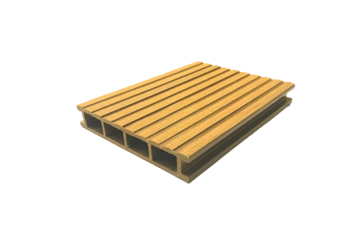 Террасная доска DPK ECODECKING HIT в желтом цвете. купить в Цандрыпш