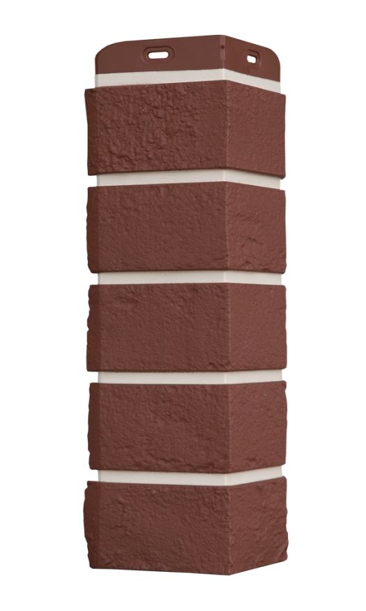 Угол наружный Grand Line, Состаренный кирпич Design Plus, Корица (Белый шов) купить в Цандрыпш