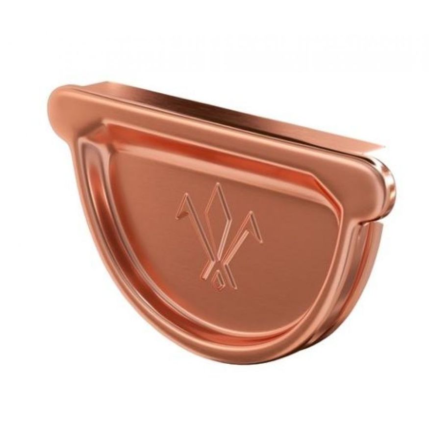 Универсальная заглушка с резиновым уплотнителем Aquasystem, медная, 125/90 купить в Цандрыпш