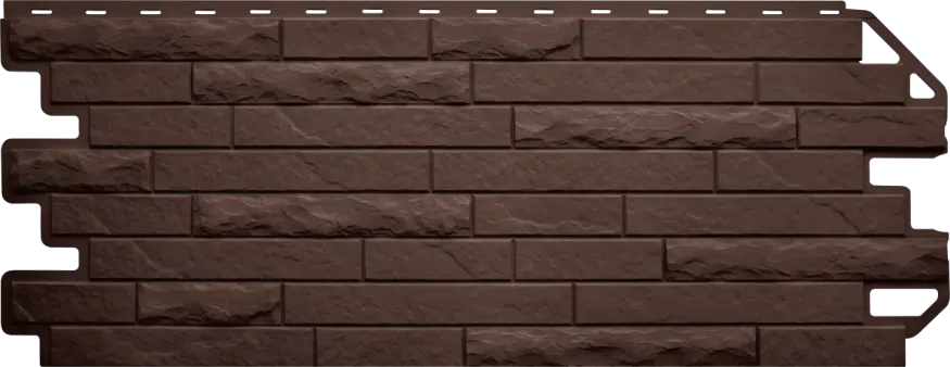 Фасадная панель Альта-Профиль Кирпич Антик ЭКО Коричневый купить в Цандрыпш