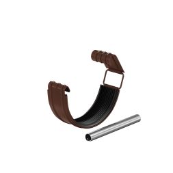 Соединитель желоба в комплекте Aquasystem, RAL 8017 Коричневый 150/100