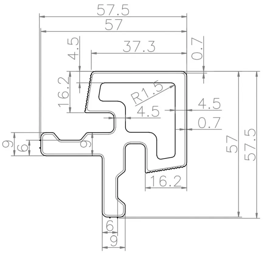 Угол внешний для фасадной панели из ДПК Polivan Group CO-EX MIX, Suar Mix купить в Цандрыпш