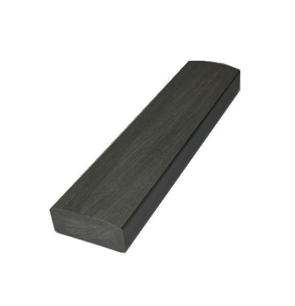 Лавочный брус Ecodecking Некст, графитовый, полнотелый с брашированной текстурой. купить в Цандрыпш