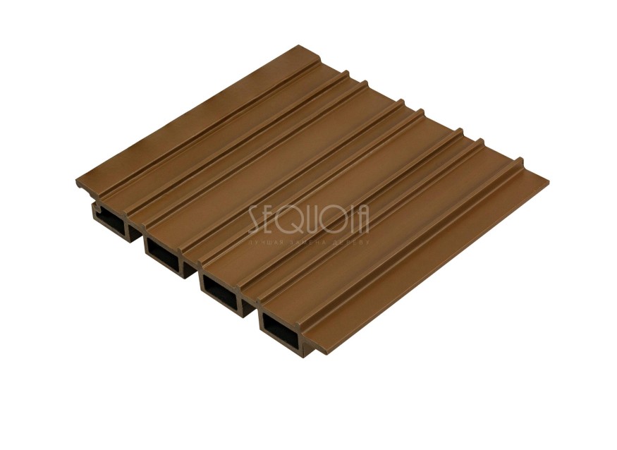 Доска фасадная SEQUOIA co-extrusion Светло-коричневая купить в Цандрыпш