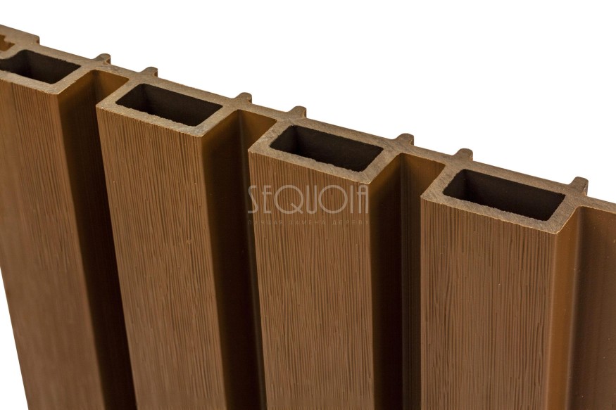 Доска фасадная SEQUOIA co-extrusion Светло-коричневая купить в Цандрыпш