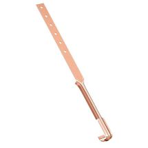 Поддерживающий элемент желоба Aquasystem, медный, 125/90