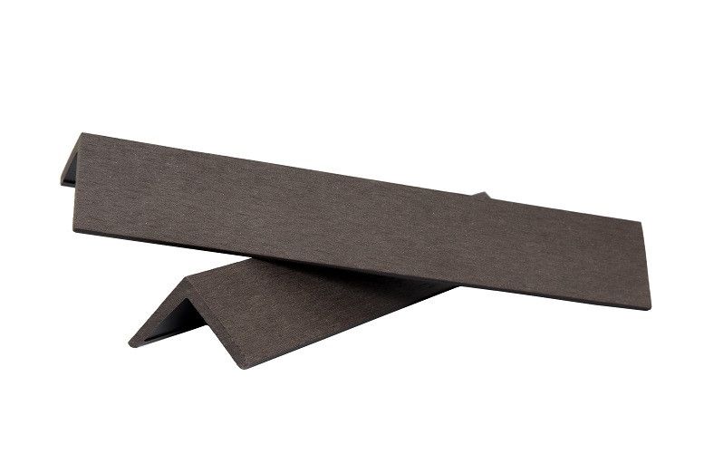 Уголок ДПК финишный шлифованный SINGARAJA тёмно-коричневого цвета. купить в Цандрыпш
