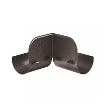 Ограничитель перелива угловой Aquasystem RR 32, тёмно-коричневый матовый 150/100