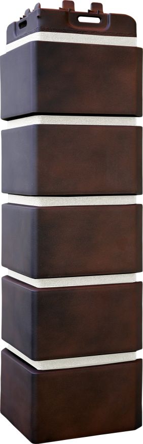 Угол наружный Grand Line, Клинкерный кирпич Design Plus, Кофе с белым швом купить в Цандрыпш