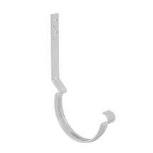Крюк длинный усиленный модернизированный с комплектом крепления Aquasystem, RAL 9003 Белый 125/90