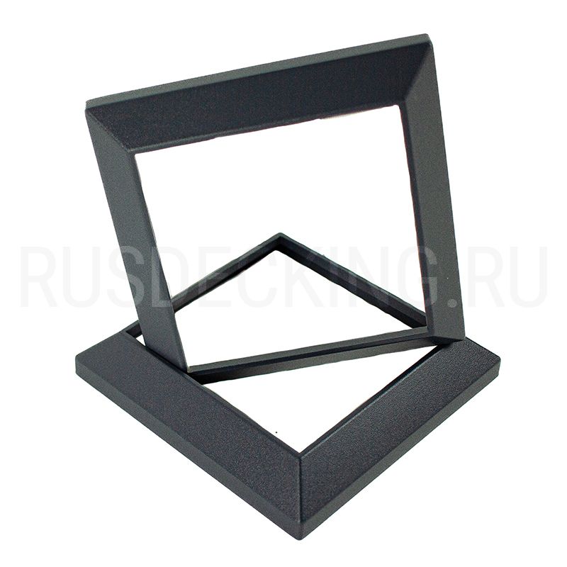 Рамка столба ограждения RusDecking Unodeck Графит купить в Цандрыпш