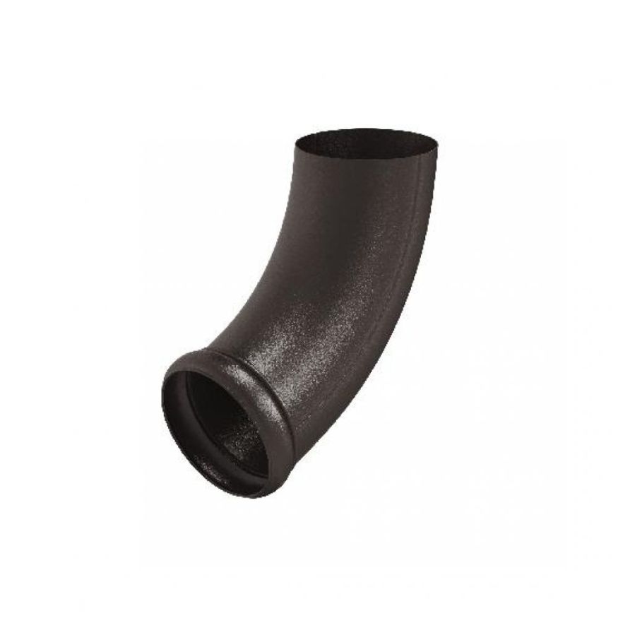 Отвод трубы декоративный Aquasystem RR 32, тёмно-коричневый матовый, 125/90 купить в Цандрыпш