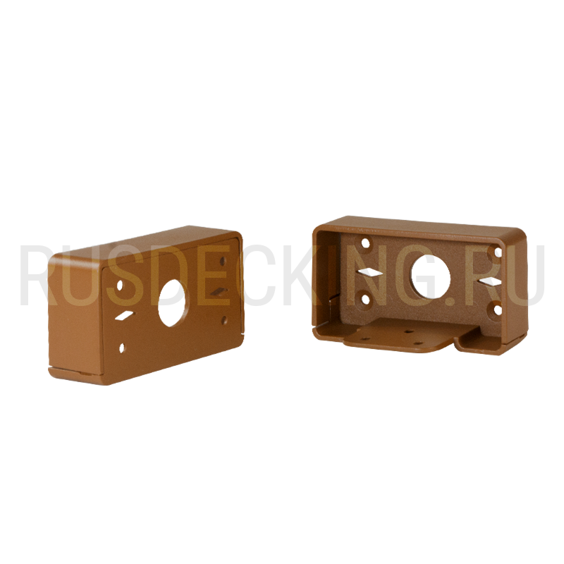 Комплект крепления перил прямое RusDecking Unodeck Орех купить в Цандрыпш