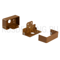 Комплект крепления перил прямое RusDecking Unodeck Орех купить в Цандрыпш
