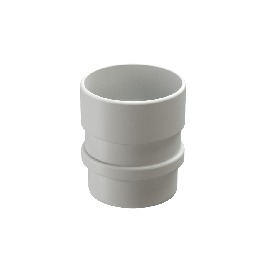 Муфта соединительная для водостока Docke Lux, Пломбир купить в Цандрыпш