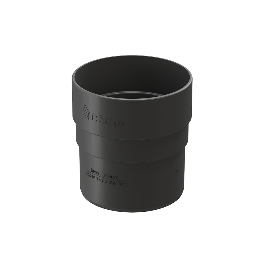 Соединительная муфта для водостока Docke Standard, Серый цвет купить в Цандрыпш