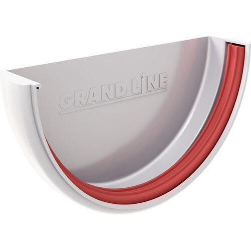 Заглушка для желоба Grand Line, белого цвета. купить в Цандрыпш