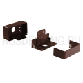 Комплект крепления перил прямое RusDecking Unodeck Венге купить в Цандрыпш