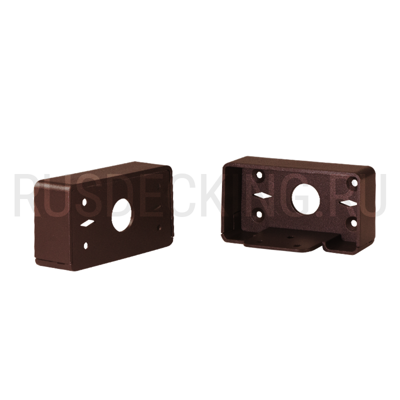 Комплект крепления перил прямое RusDecking Unodeck Венге купить в Цандрыпш