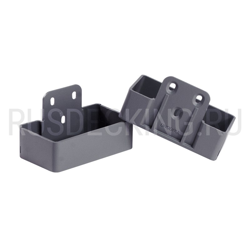 Комплект крепления перил прямое RusDecking Unodeck Серый купить в Цандрыпш