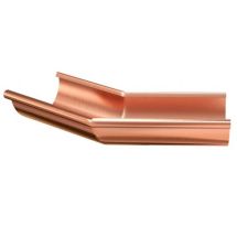Наружный угол желоба 135° Aquasystem, медь 125/90