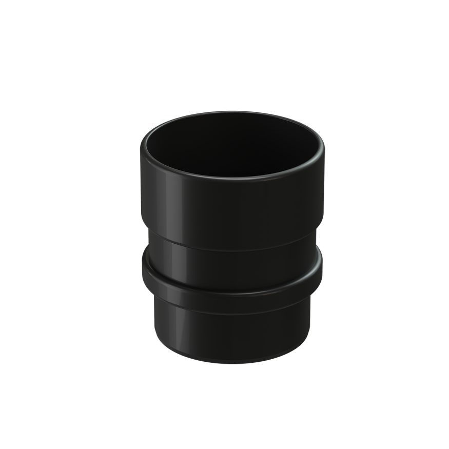 Муфта соединительная для водостока Docke Lux, Карбон купить в Цандрыпш
