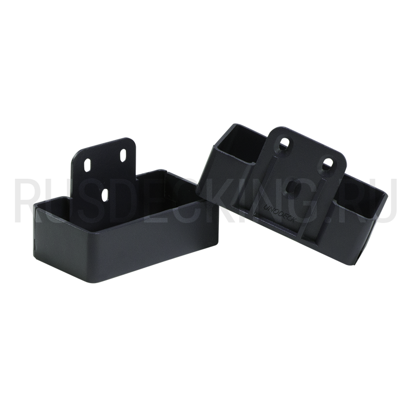 Комплект крепления перил прямое RusDecking Unodeck Графит купить в Цандрыпш