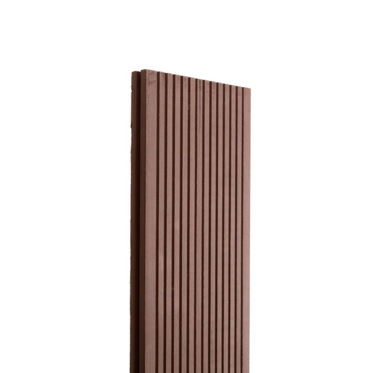 Террасная доска Экодекинг Топ полнотелая, Шоколад купить в Цандрыпш