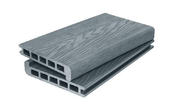 Ступень 3D GardenParkett с древесной текстурой в сером цвете. купить в Цандрыпш