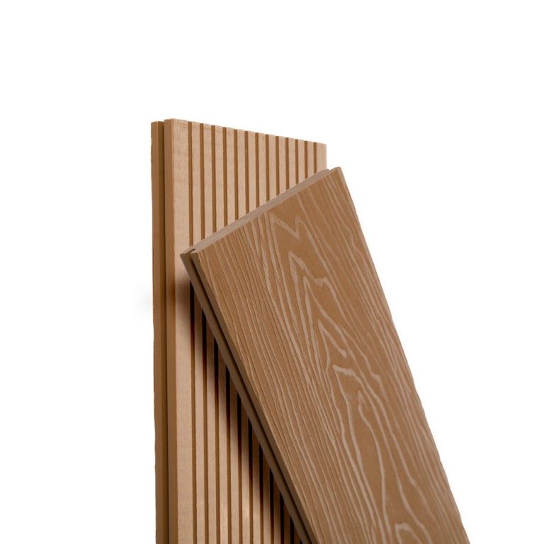 Террасная доска Экодекинг Топ полнотелая, Бронза купить в Цандрыпш