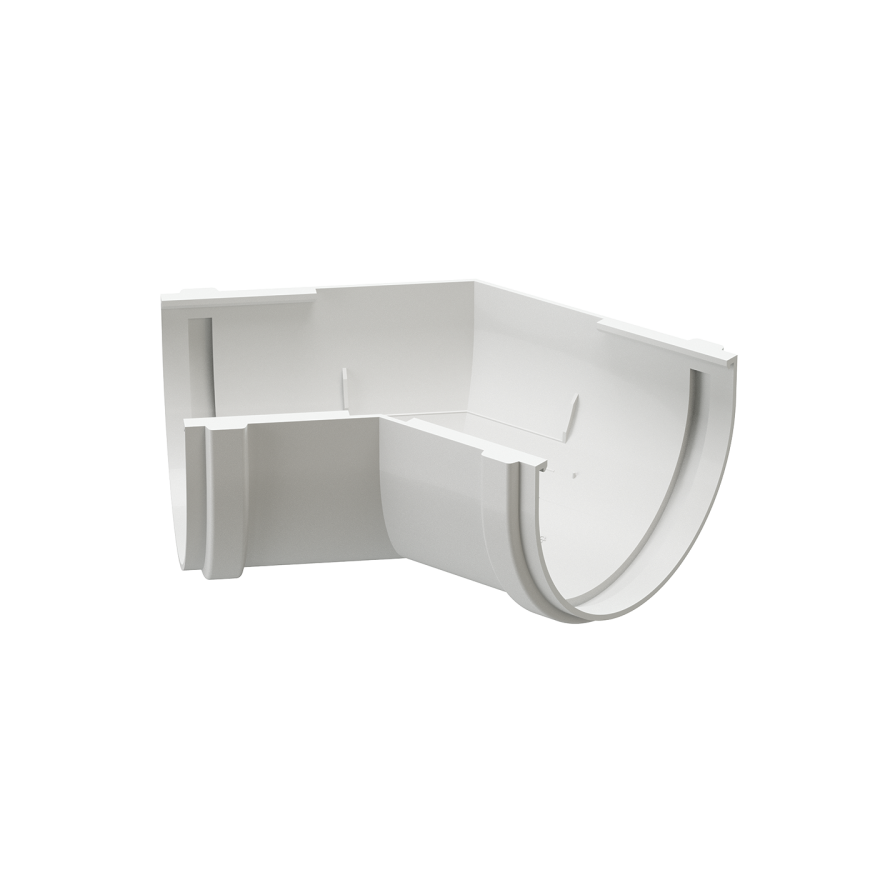 Угол желоба 135°, Docke Premium, цвет Пломбир купить в Цандрыпш