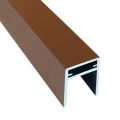 Алюминиевый П-профиль EasyDecking Коричневый купить в Цандрыпш