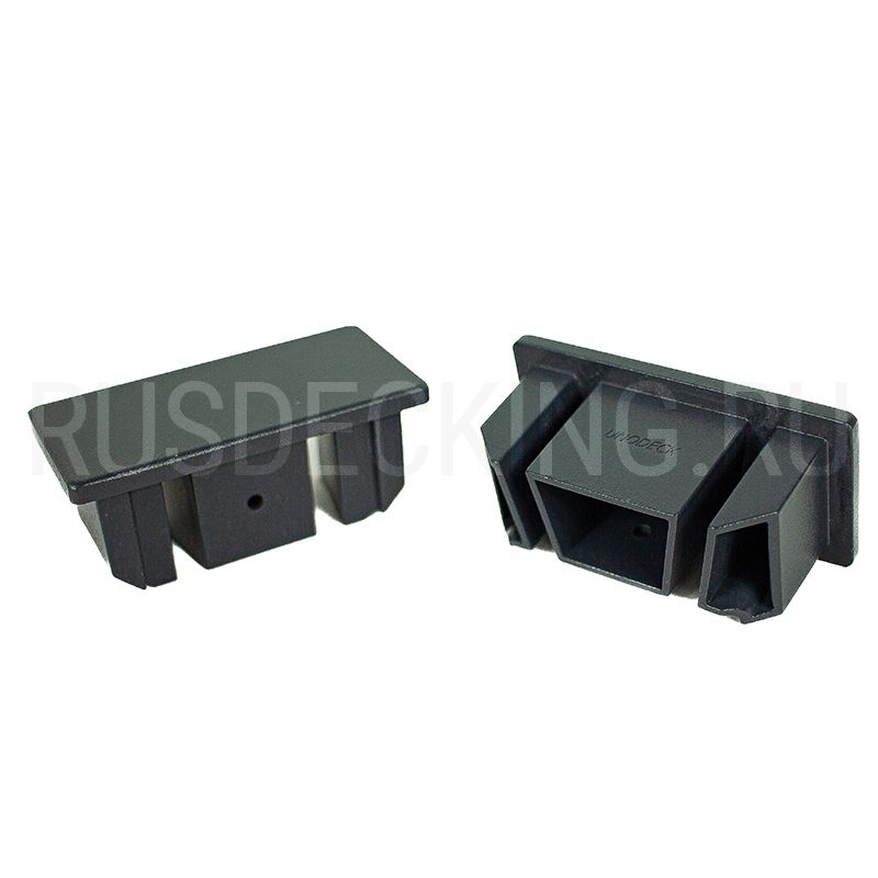 Заглушка для перил торцевая RusDecking Unodeck Графит купить в Цандрыпш