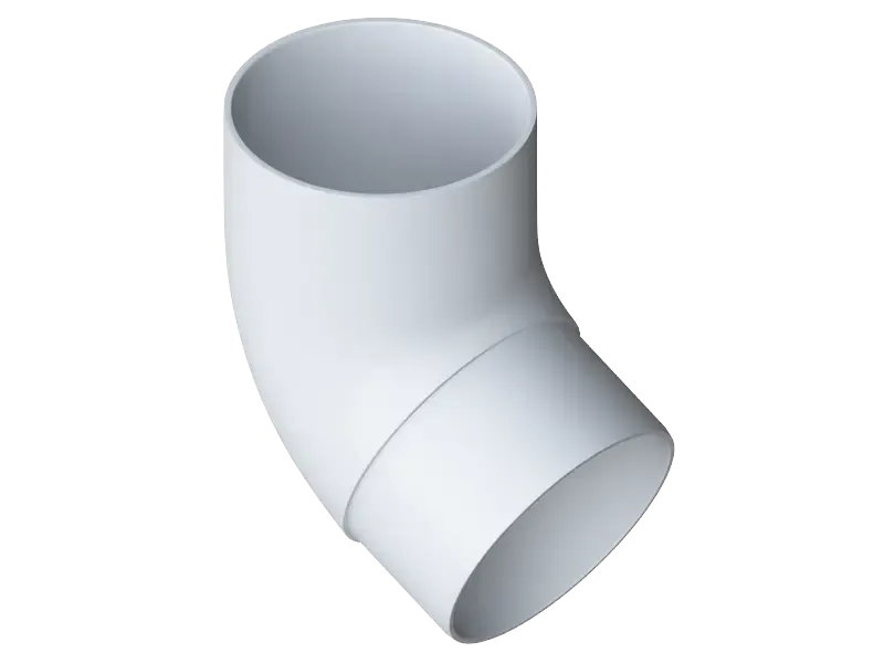 Колено трубное 67°, Альта-профиль, Элит Белоснежный купить в Цандрыпш