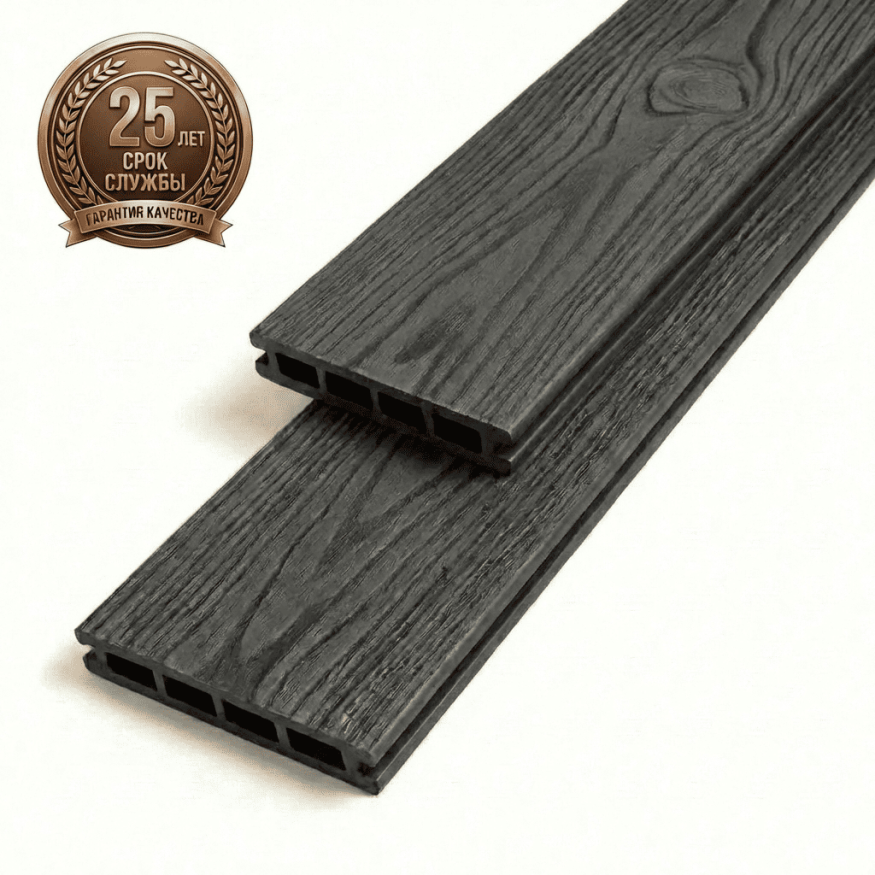 Террасная доска ДПК GardenParkett Табула, Графит купить в Цандрыпш