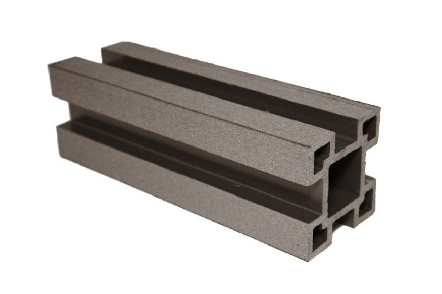 Столб с пазами ДПК AЙ-ТЕХПЛАСТ шоколадный купить в Цандрыпш