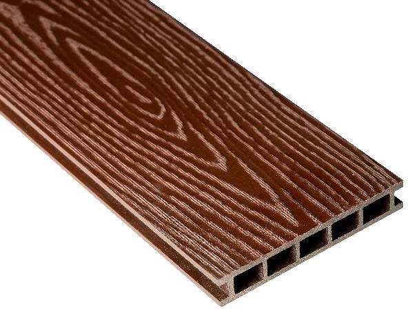 Террасная доска Faynag Premium PINO 3D в цвете Шоколад из ДПК купить в Цандрыпш