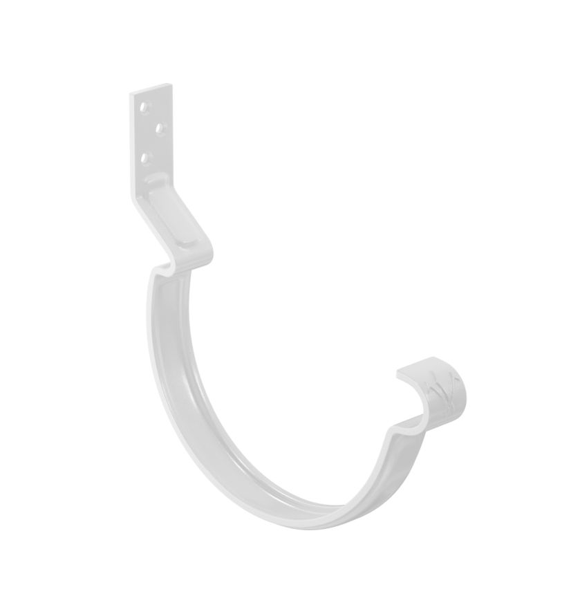 Крюк короткий усиленный модернизированный с комплектом крепления Aquasystem, RAL 9003 Белый 150/100 купить в Цандрыпш