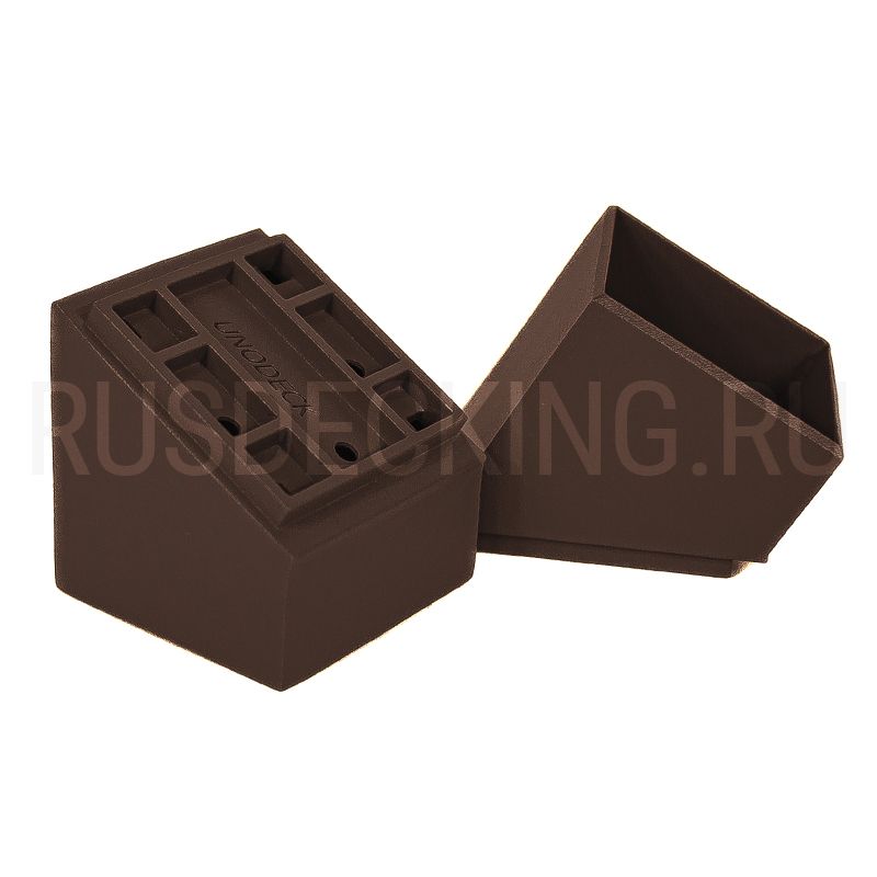 Крепление балясины наклонное RusDecking Unodeck Венге купить в Цандрыпш