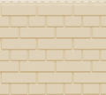 Фасадная панель Доломит в цвете Шампань, имитация кирпича. купить в Цандрыпш