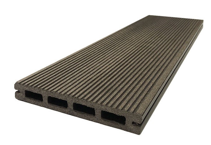 Доска террасная NanoWood «Стандарт» Derevo двусторонняя - Венге 150×26 купить в Цандрыпш