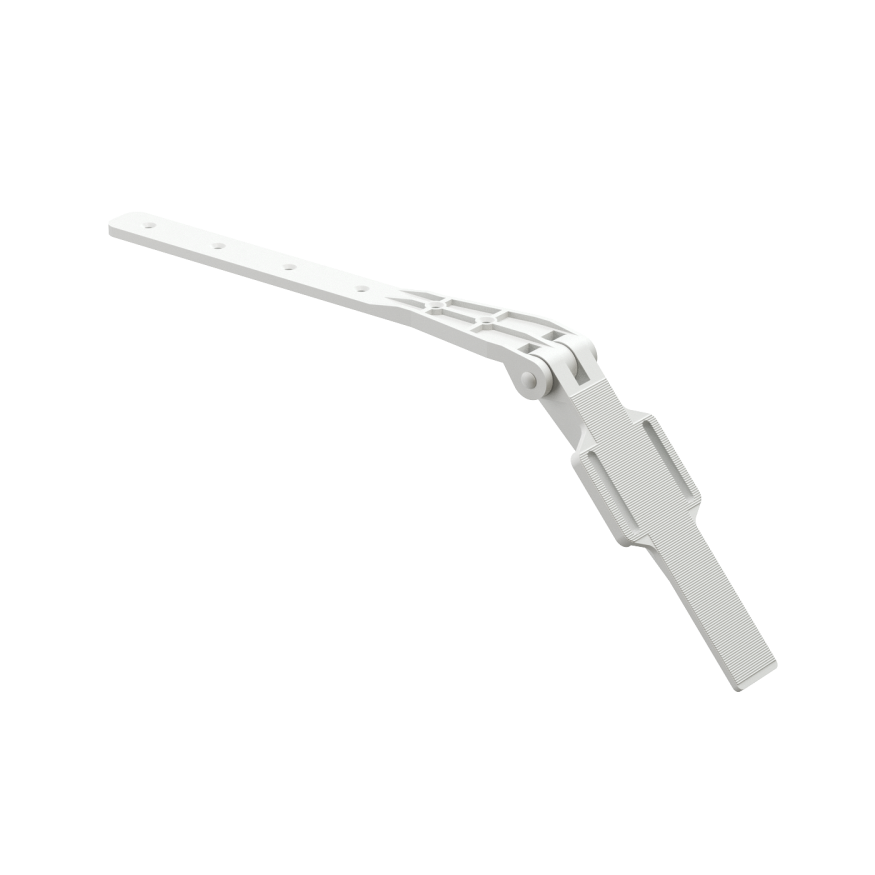 Регулируемое крепление для кронштейна желоба Docke Lux, Пломбир купить в Цандрыпш