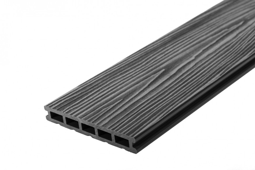 Террасная доска из ДПК RusDecking Unodeck Mogano - Цвет графит купить в Цандрыпш