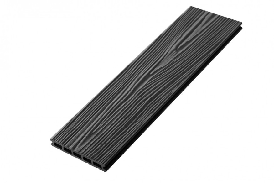 Террасная доска из ДПК RusDecking Unodeck Mogano - Цвет графит купить в Цандрыпш