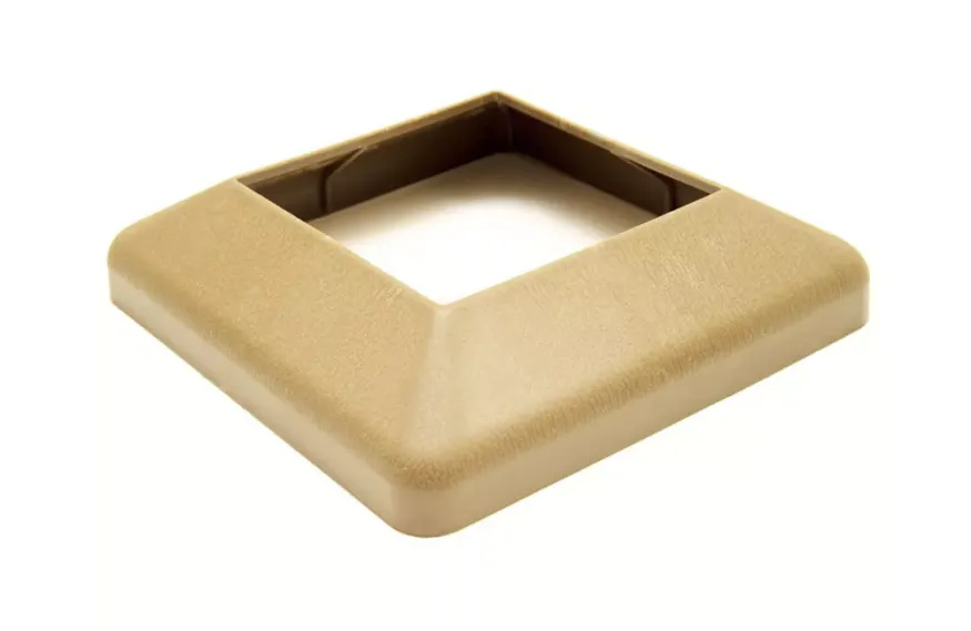 Крышка нижняя ПВХ для столба 125х125 Deckart Орех купить в Цандрыпш