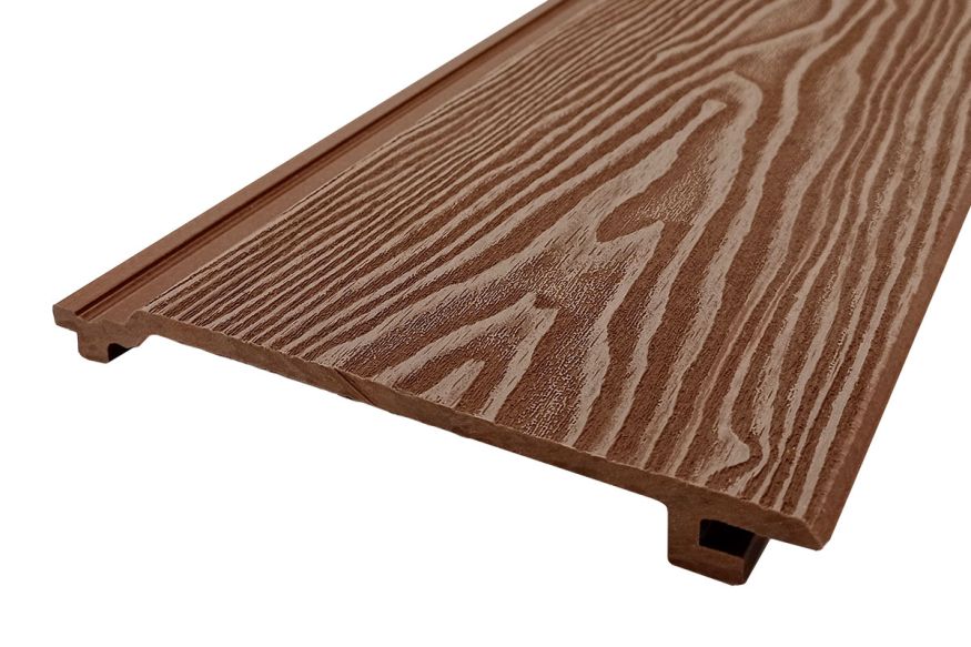 Сайдинг из ДПК Darvolex 3D тиснение Коричневый купить в Цандрыпш